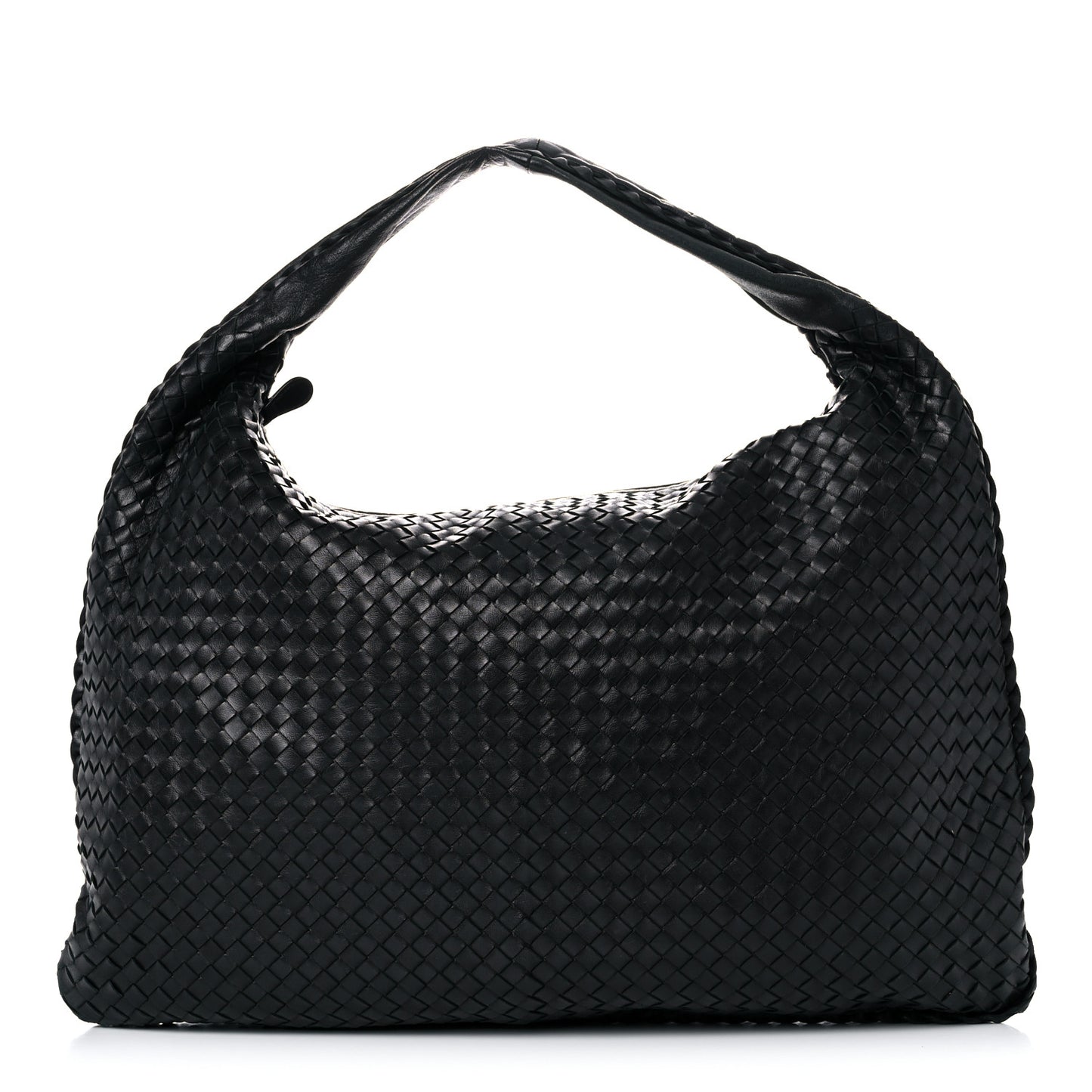 Nappa Intrecciato Maxi Veneta Hobo Black
