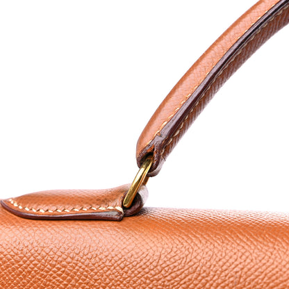 Hermes Courchevel Kelly Sellier 32 Gold 17 of 25