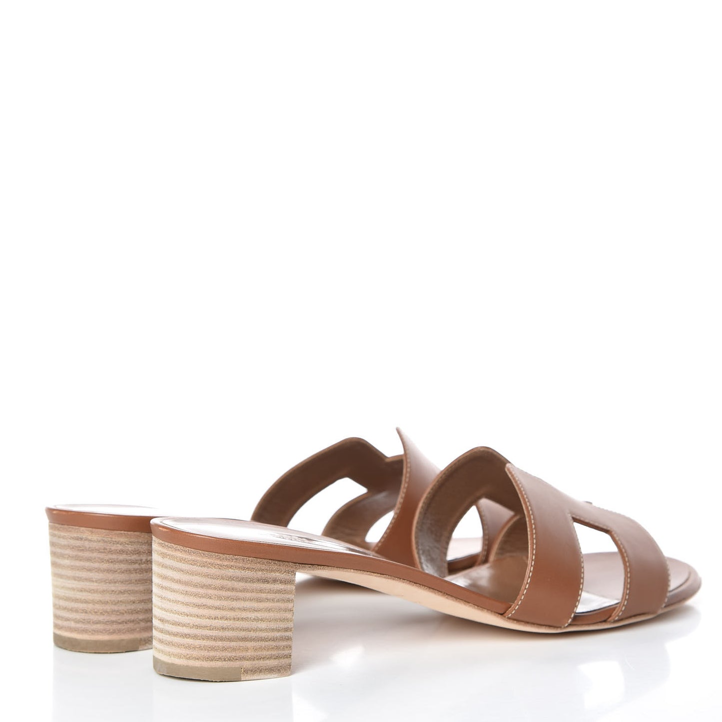 Calfskin Oasis Sandals 40 Gold