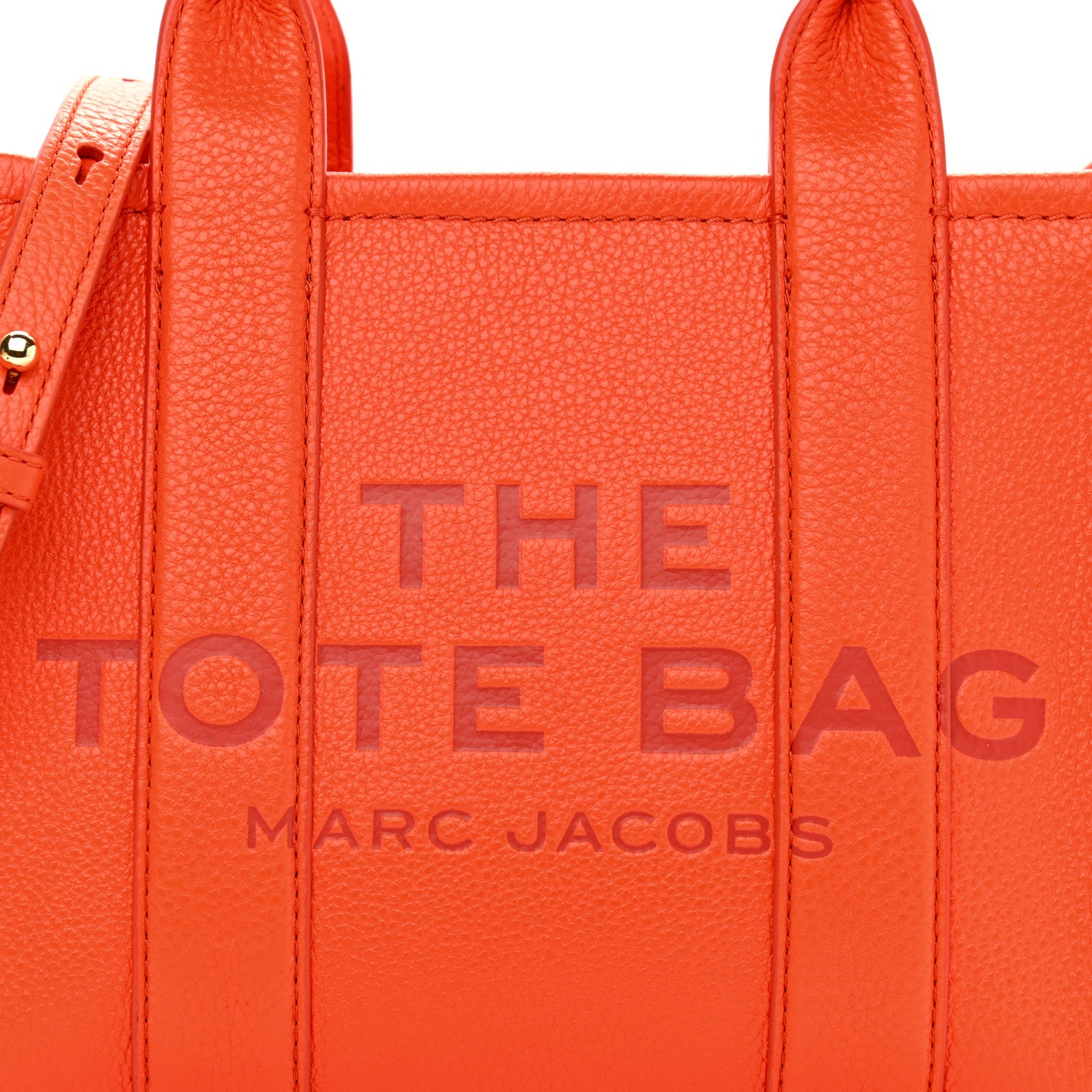 Marc Jacobs Grained Calfskin Small The Tote Bag Dragon Fire 11 of 11