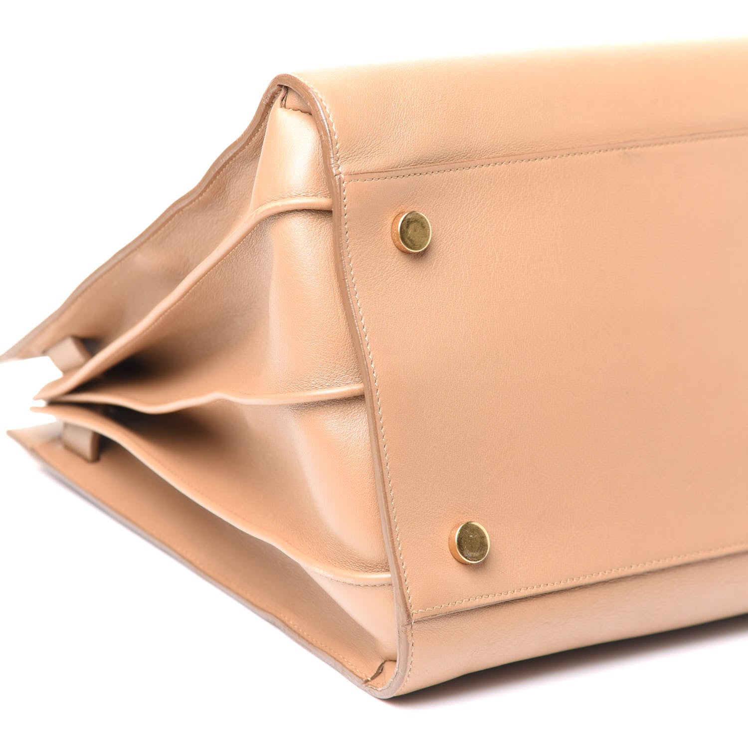 Saint Laurent Calfskin Large Sac de Jour Carryall Tan 8 of 14