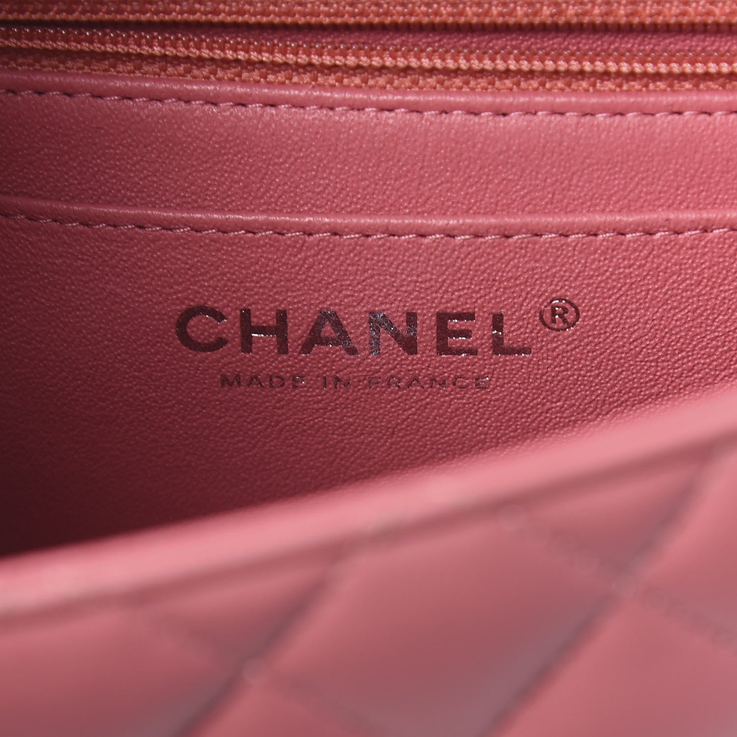 Chanel Lambskin Quilted Mini Rectangular Flap Pink 6 of 14