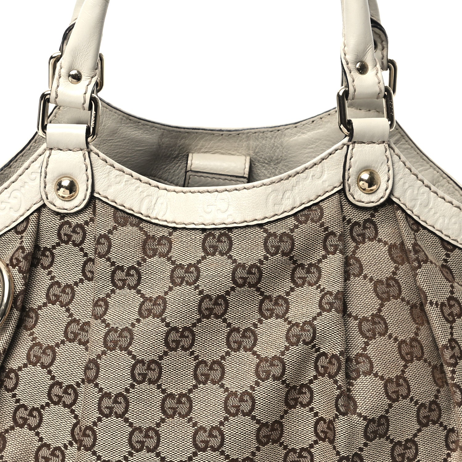 Gucci Monogram Medium Sukey Tote Off White 8 of 10