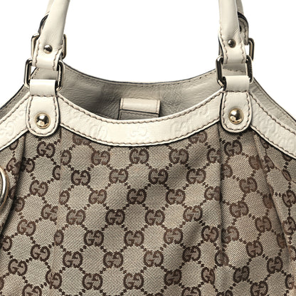 Gucci Monogram Medium Sukey Tote Off White 8 of 10