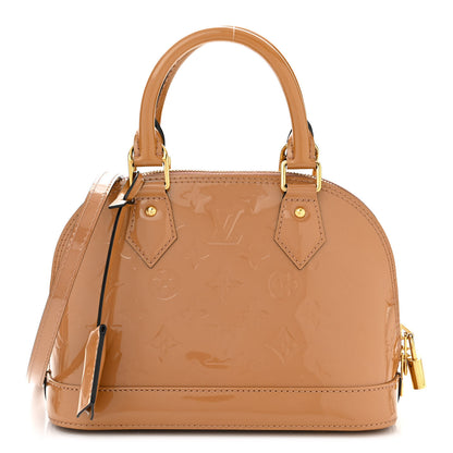 Louis Vuitton Vernis Alma BB Rose Velours 1 of 12