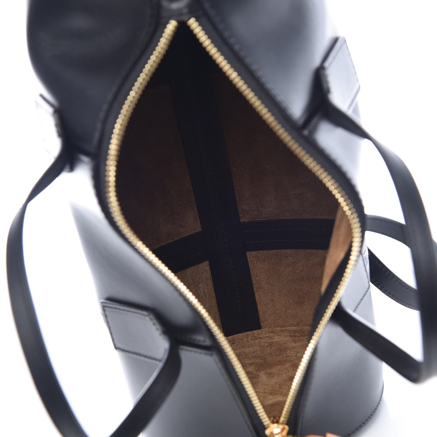 Calfskin Small Barrel Bag Black