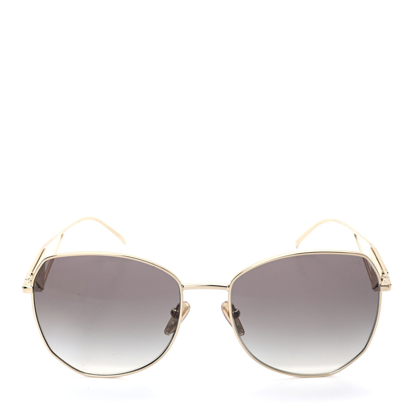 Metal Symbole Triangle Logo Sunglasses SPR57Y Smoky Grey