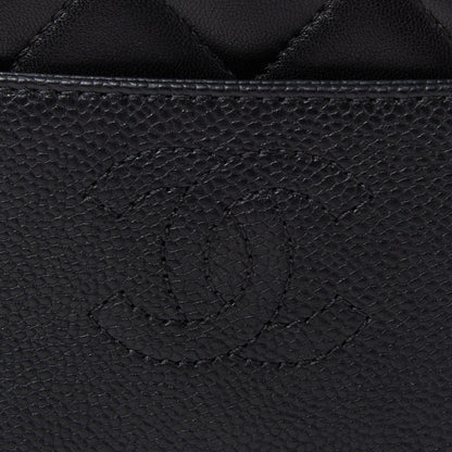 Chanel Caviar Lambskin Quilted Large Coco Break Shopping Bag Black 9 of 11