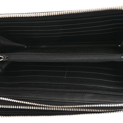 Gucci Microguccissima Zip Around Top Handle Travel Wallet Black 5 of 7