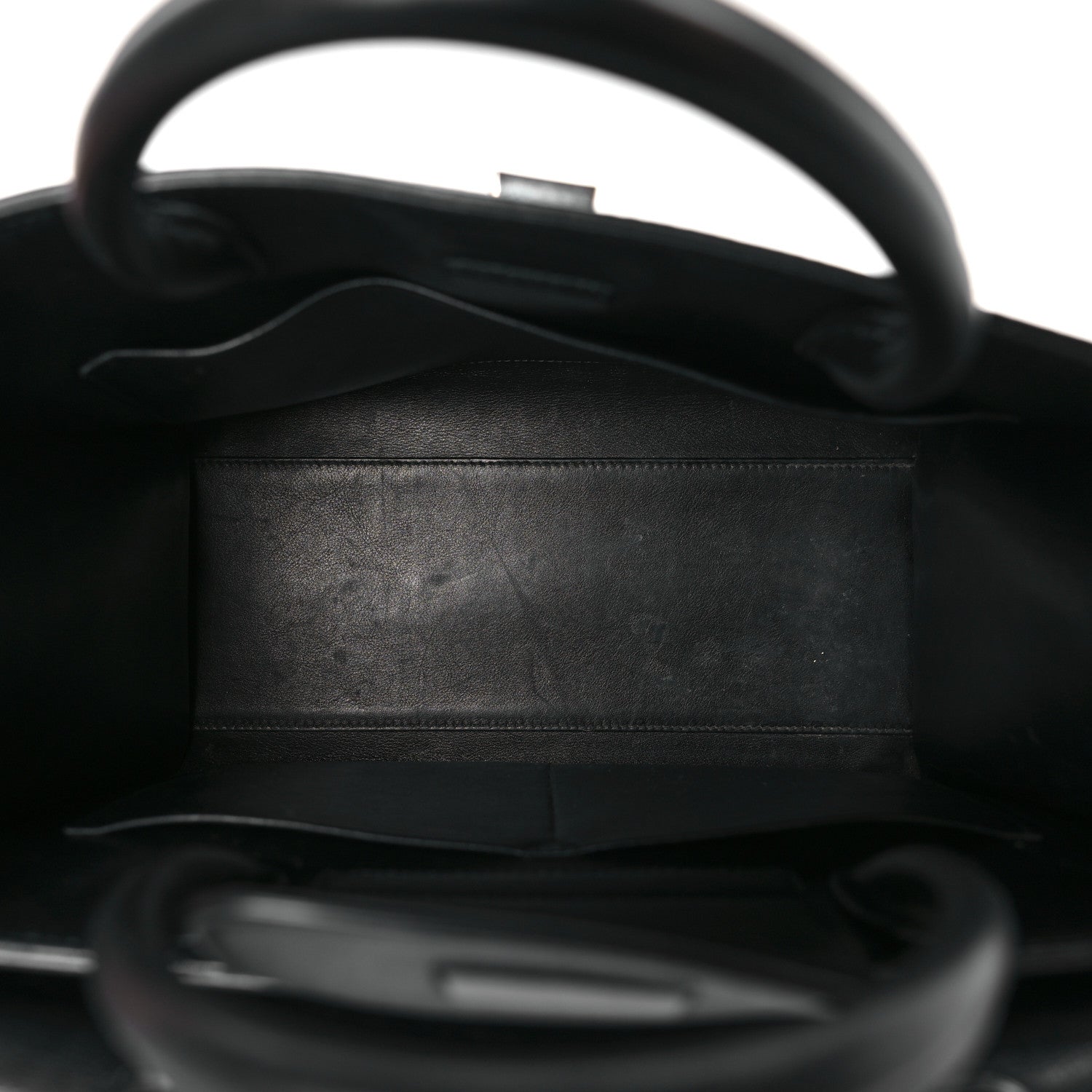 Christian Dior Grained Calfskin Medium Diorever Flap Black 5 of 11