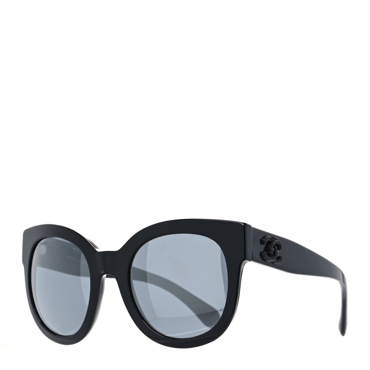 Chanel Acetate Butterfly Signature CC Sunglasses 5358 Black 1 of 8