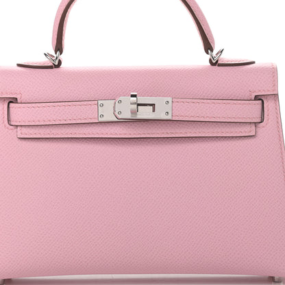 Hermes Epsom Mini Kelly Sellier 20 Mauve Sylvestre 8 of 10