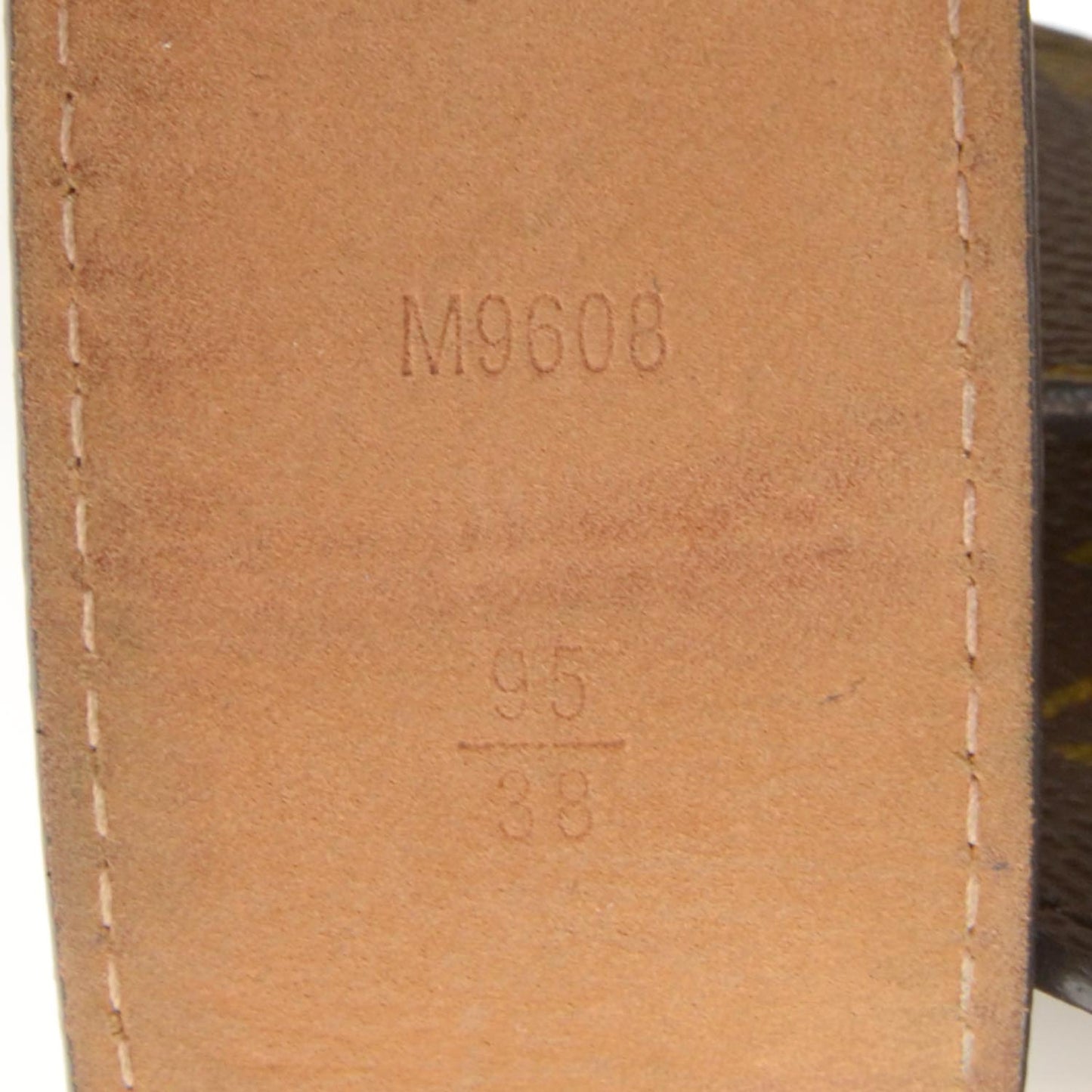 Monogram LV Initiales Belt 95 38