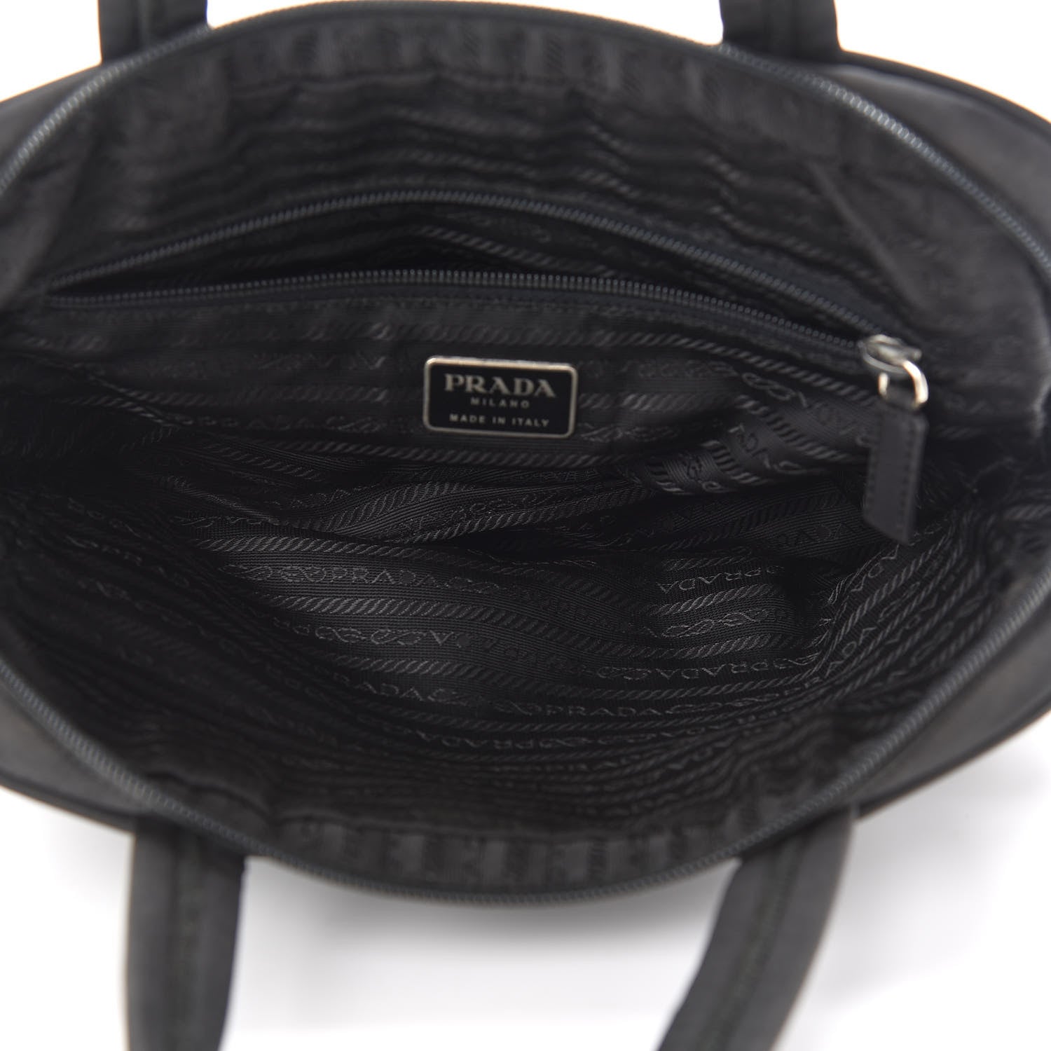 Prada Nylon Vela Tote Black 5 of 10