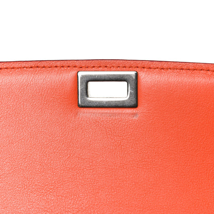 Celine Goatskin Medium Classic Box Flap Bag Dark Pink 7 of 17