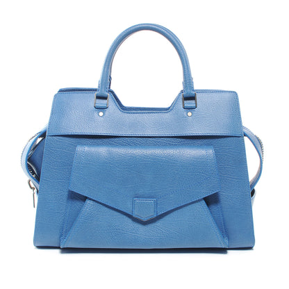 Proenza Schouler Leather PS13 Small Satchel Blue 1 of 9
