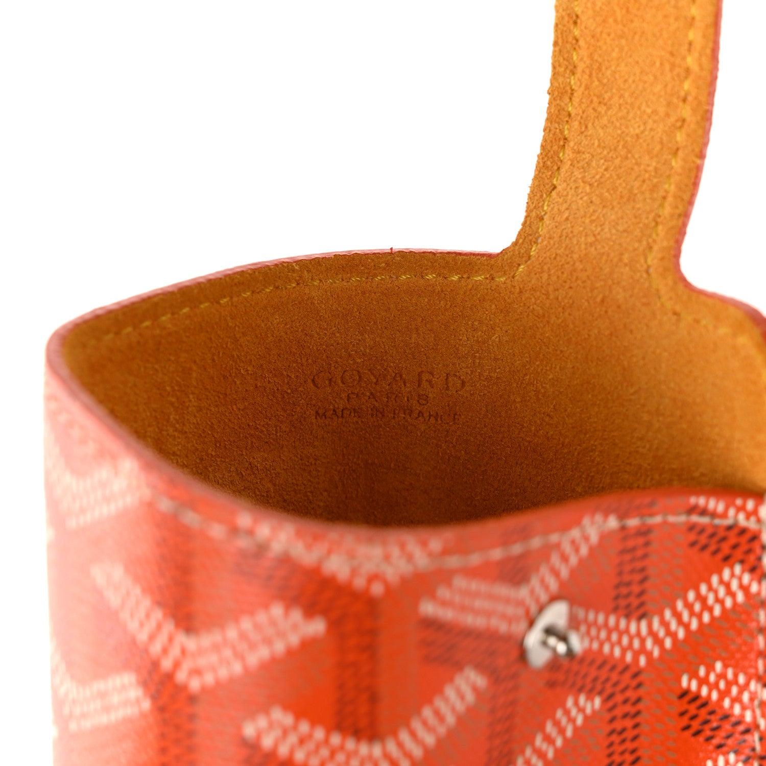 Goyard Goyardine Montmartre Glasses Case GM Orange 6 of 6