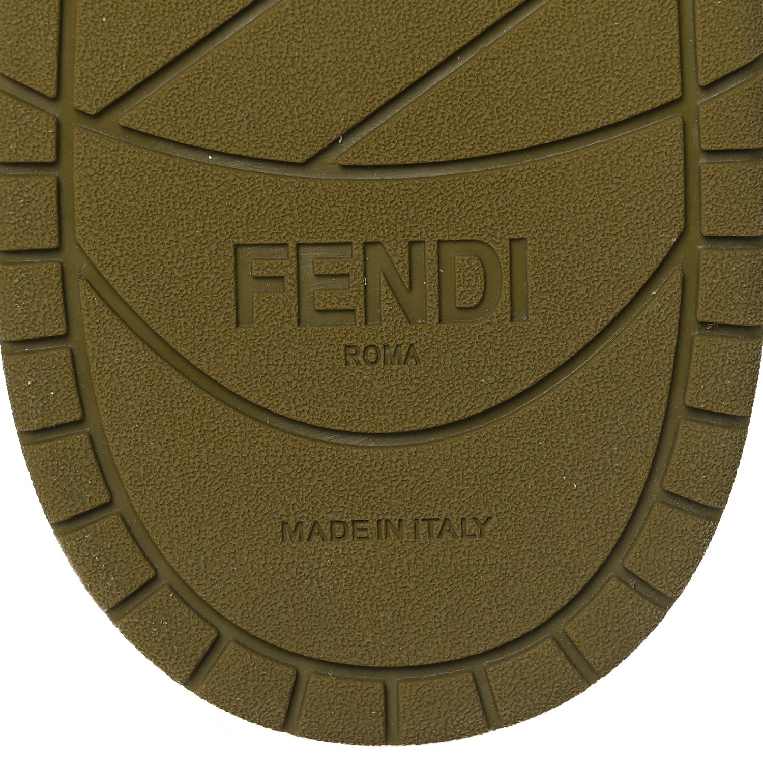 Fendi Vitello Womens Fendi Match Low Top Sneakers 38 Green 8 of 9