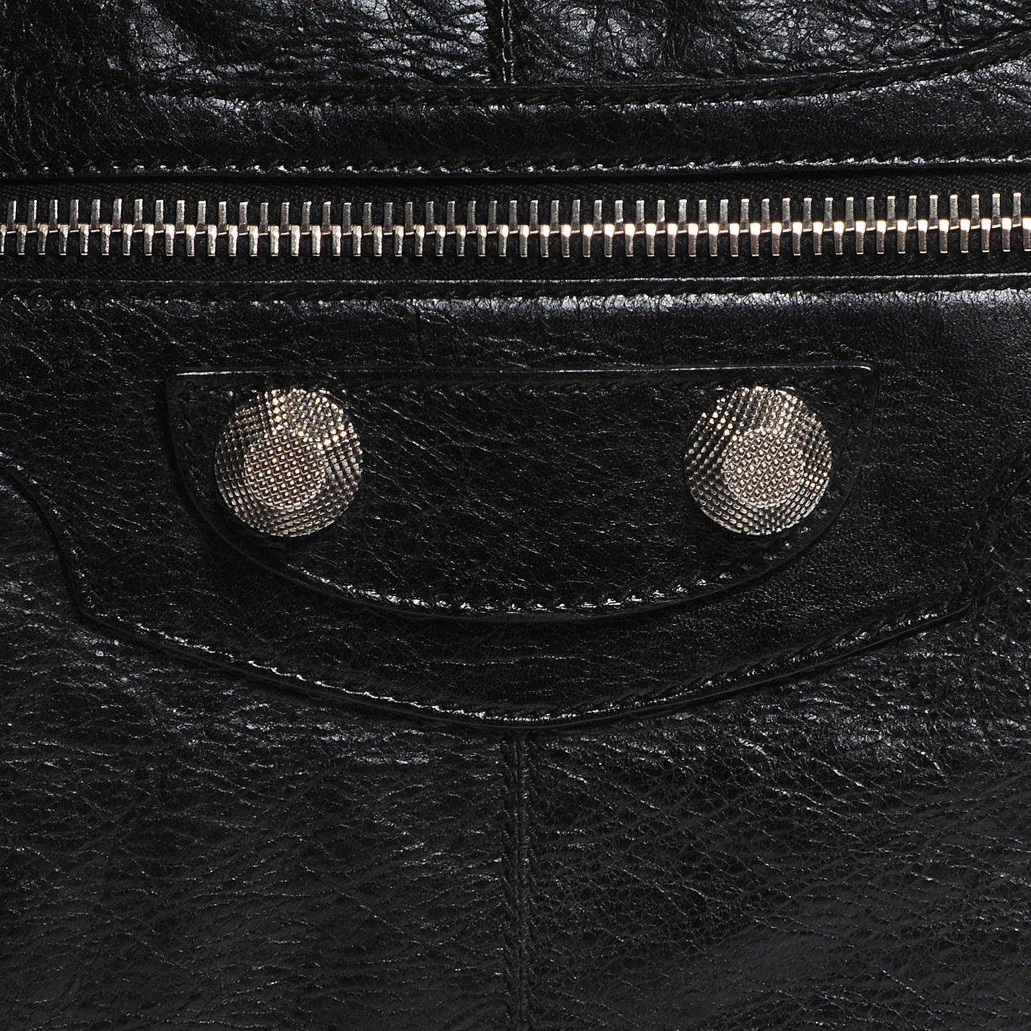 Agneau Giant 21 Silver Hardware Work Black