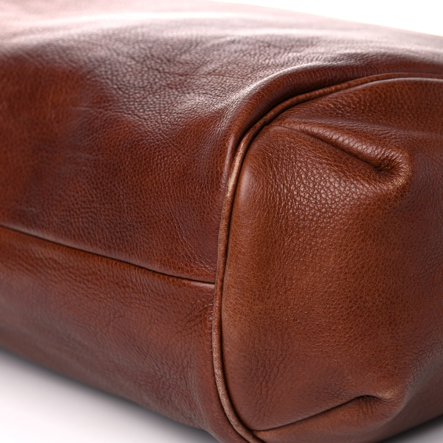 Gucci Calfskin Twist Strap Hobo Brown 12 of 23