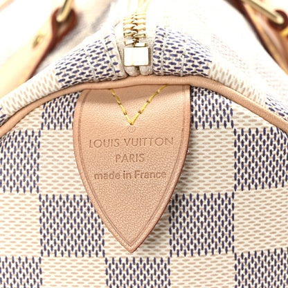 Louis Vuitton Damier Azur Speedy 30 7 of 11