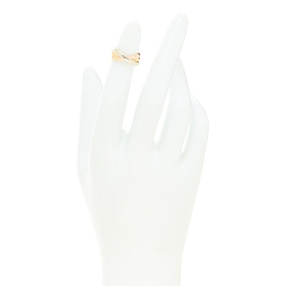 Cartier 18K Pink Yellow White Gold Small Trinity Ring 44 3 2 of 5