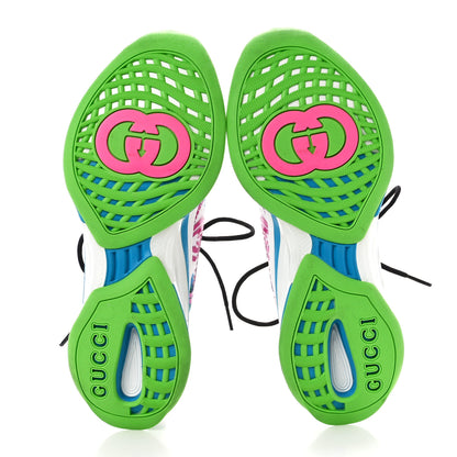 Gucci Technical Knit Fabric Waves Womens Gucci Run Sneakers 39 Multicolor 5 of 8