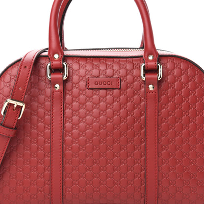 Gucci Soft Microguccissima Medium Crossbody Bag Rosso 10 of 10