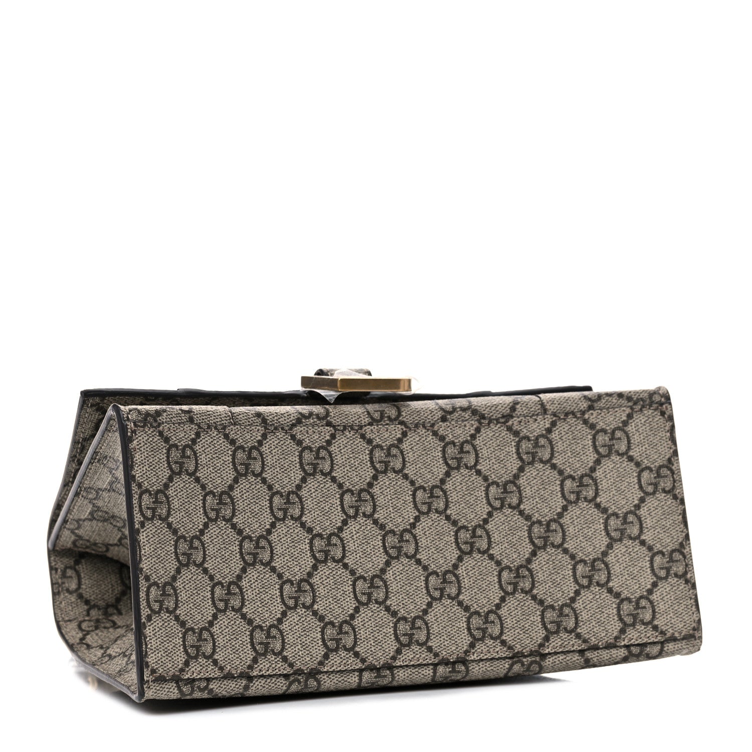 Balenciaga X GUCCI GG Supreme Monogram Small Hourglass Top Handle Bag Beige Ebony 3 of 9
