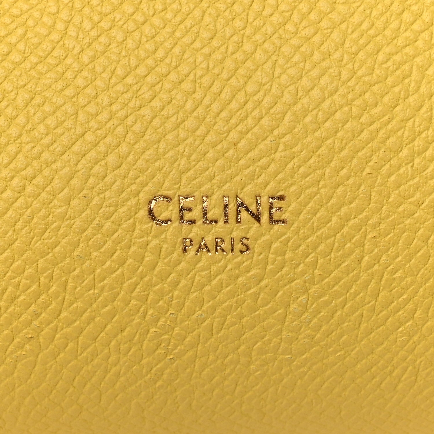 Celine Grained Calfskin Nano Belt Bag Citron 6 of 16