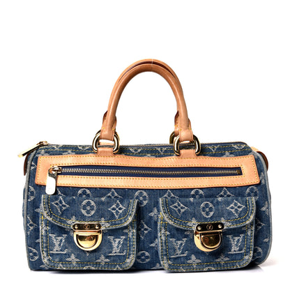 Louis Vuitton Monogram Denim Neo Speedy Blue 1 of 4