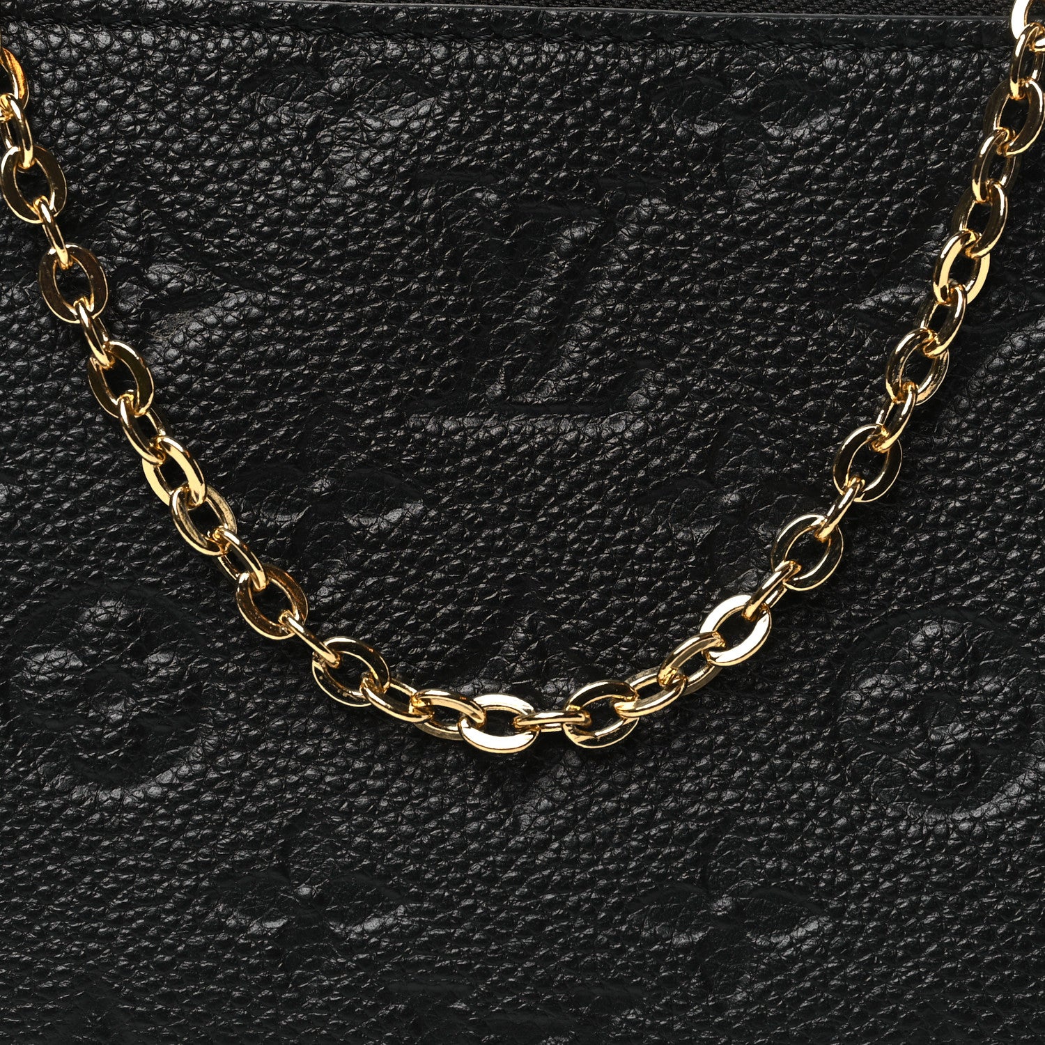 Louis Vuitton Empreinte Double Zip Pochette Black 8 of 11