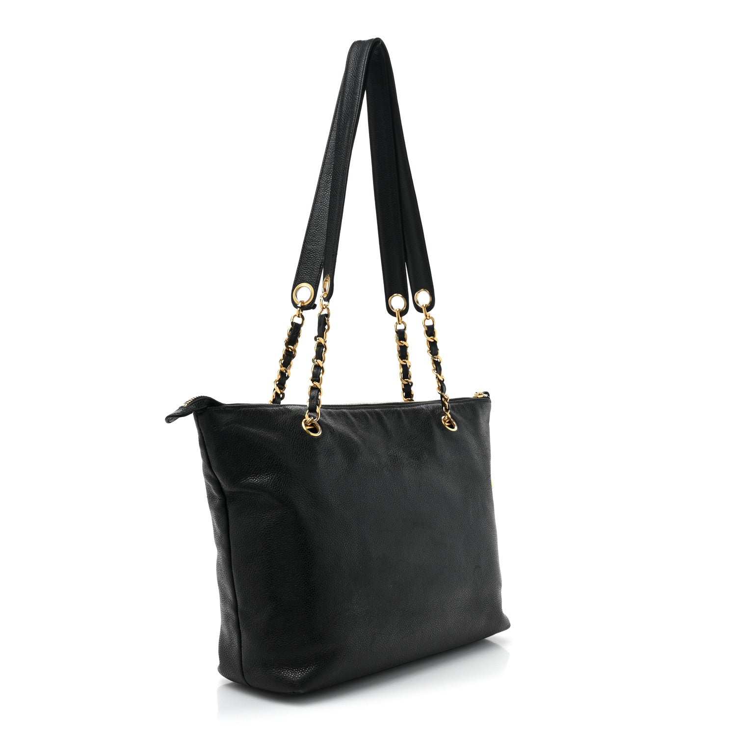 Chanel Caviar Flap Shoulder Bag Black 3 of 17