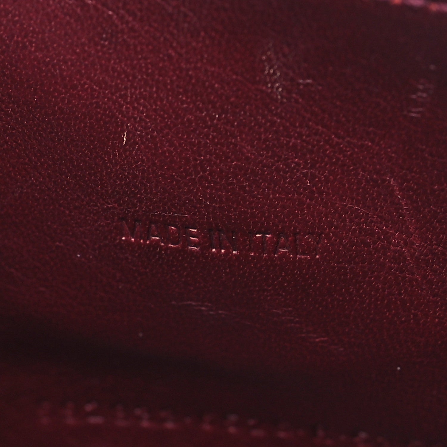 Balenciaga Calfskin Crocodile Lizard Embossed XS Patchwork Hourglass Top Handle Bag Burgundy 7 of 11