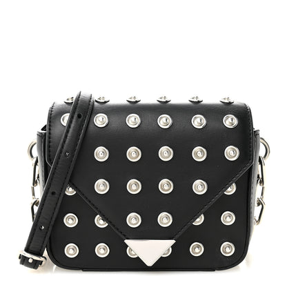Alexander Wang Calfskin Studded Mini Prisma Envelope Shoulder Black 1766093  – FASHIONPHILE