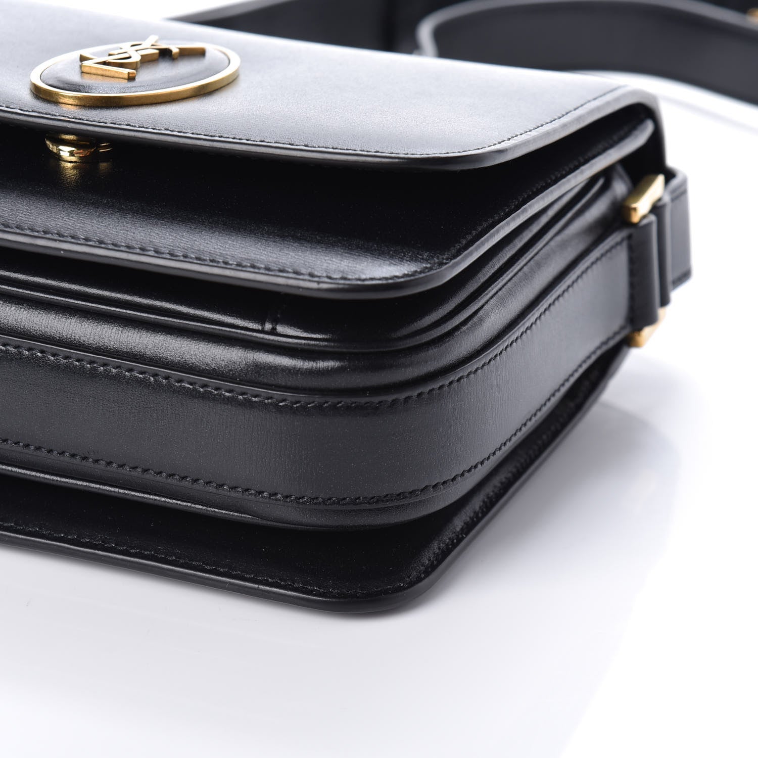 Saint Laurent Calfskin Le 61 Shoulder Bag Black 8 of 8