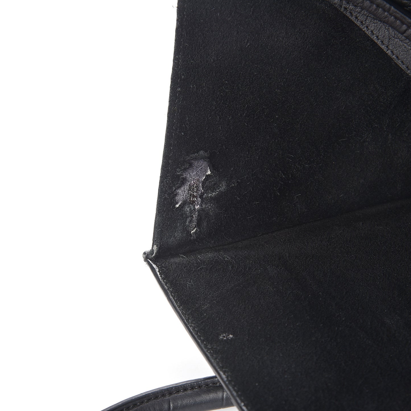 Crocodile Embossed Calfskin Medium Phantom Luggage Black