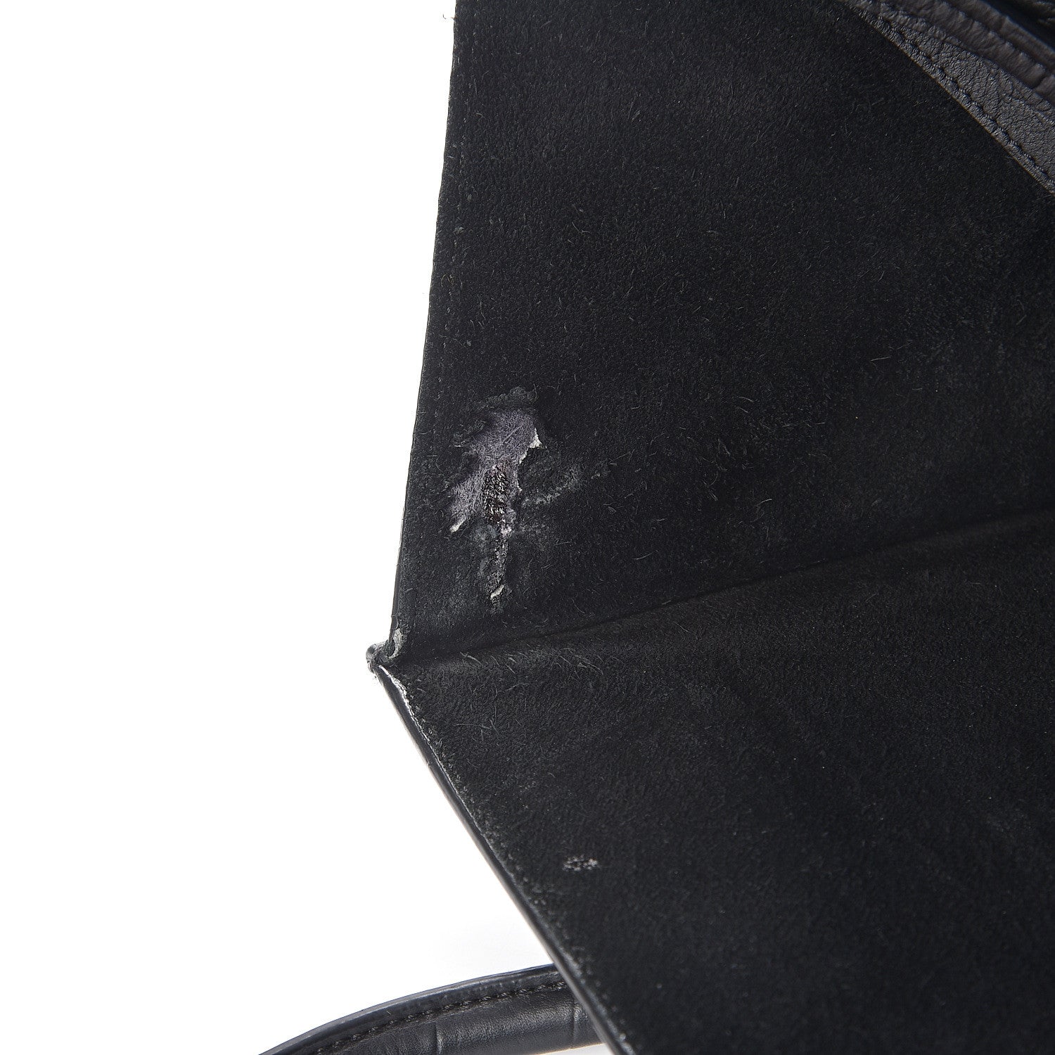 Celine Crocodile Embossed Calfskin Medium Phantom Luggage Black 7 of 11