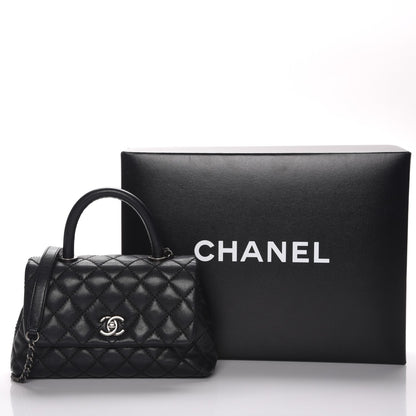 Chanel Caviar Quilted Mini Coco Handle Flap Black 8 of 8
