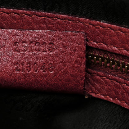 Gucci Suede Medium 1973 Top Handle Satchel Red 7 of 18