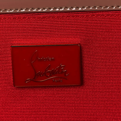 Christian Louboutin Patent Pigalle Clutch Nude 6 of 13