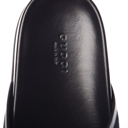 Gucci Softy Velvet Malaga Kid Bee Star Embroidered Womens Horsebit River Slippers 39 Black 10 of 12