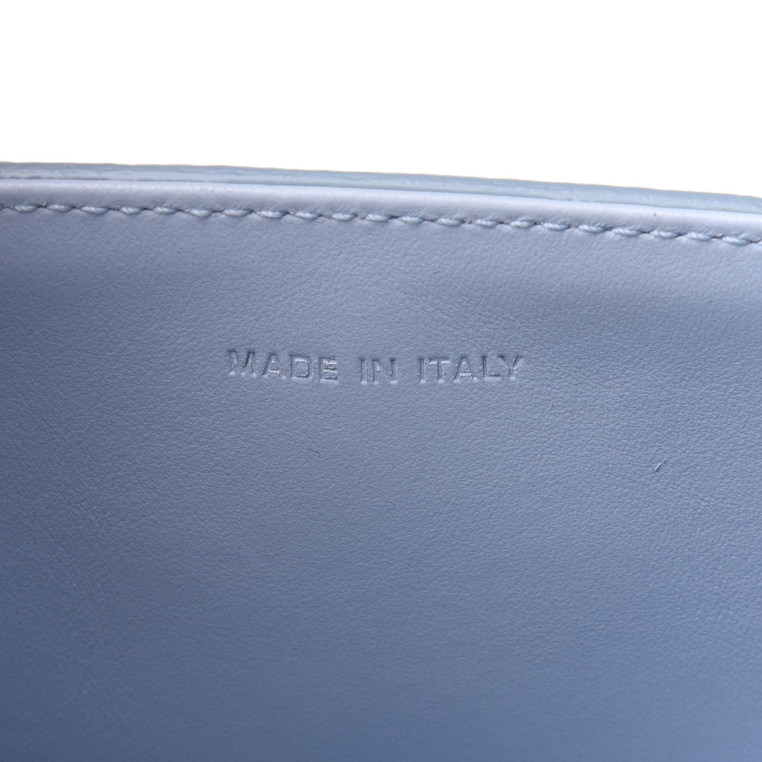 Christian Dior Grained Calfskin Medium Diorever Flap Light Blue 7 of 12