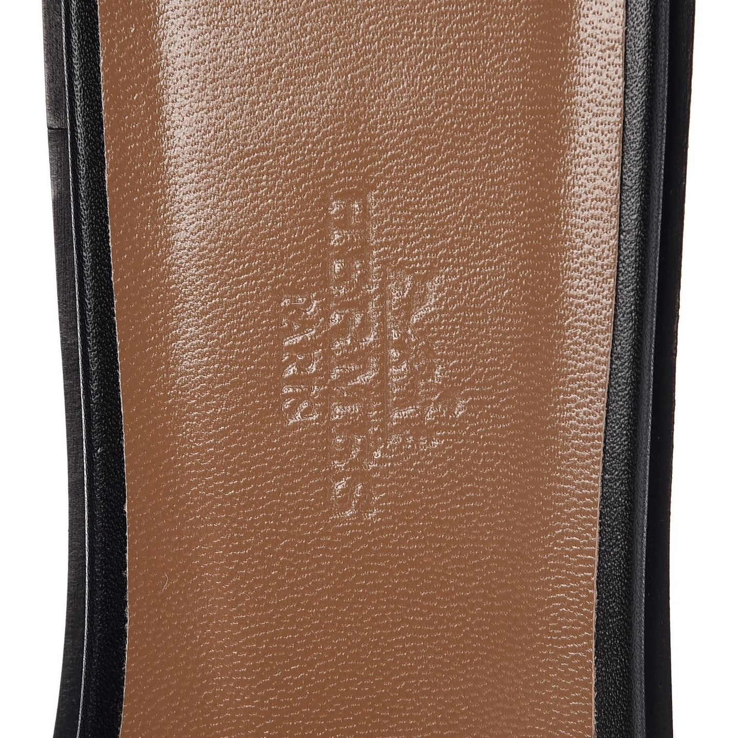 Box Calfskin Oran Sandals 37.5 Black