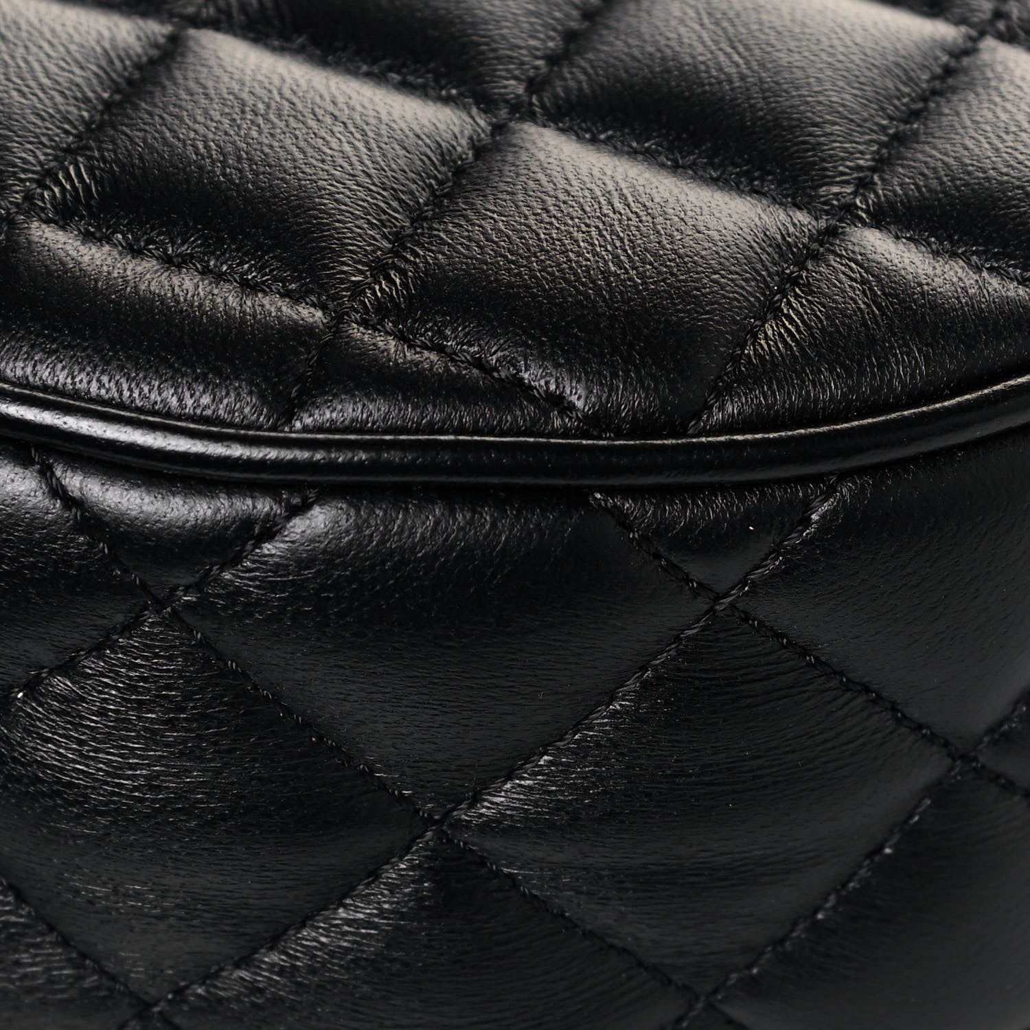 Versace Nappa Quilted Medusa Round Camera Bag Black 12 of 12