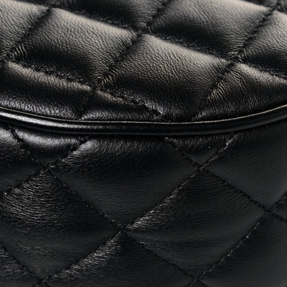 Versace Nappa Quilted Medusa Round Camera Bag Black 12 of 12