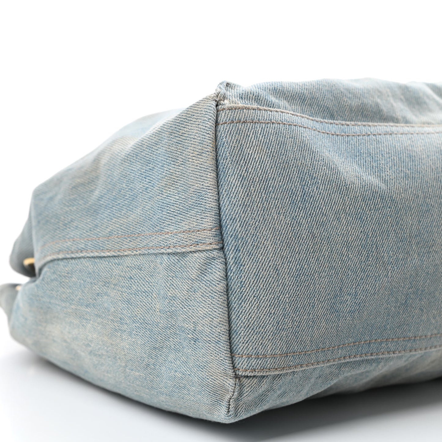 Denim Medium Soho Chain Shoulder Bag Blue