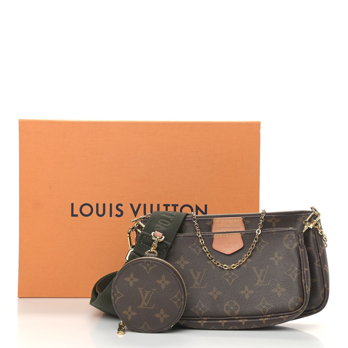 Monogram Multi Pochette Accessories Kaki