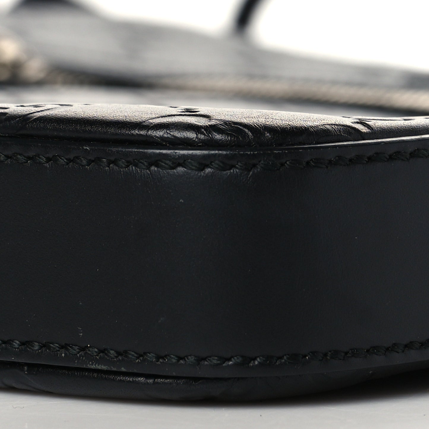 Guccissima Signature Medium Flat Messenger Bag Black