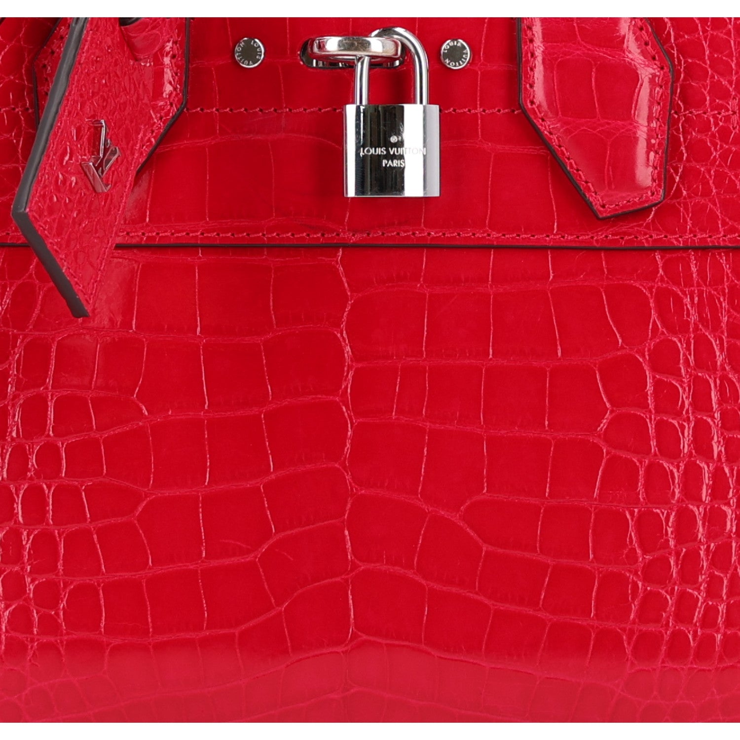Louis Vuitton Alligator Mini City Steamer Red 8 of 10